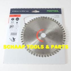 Cirkelzaagblad 168x20x1,8 mm 52 tanden Trapeziumvlaktand laminaat Trespa zaagbreedte 1,8 mm voor TS60K CSC-SYS50 | 205766
